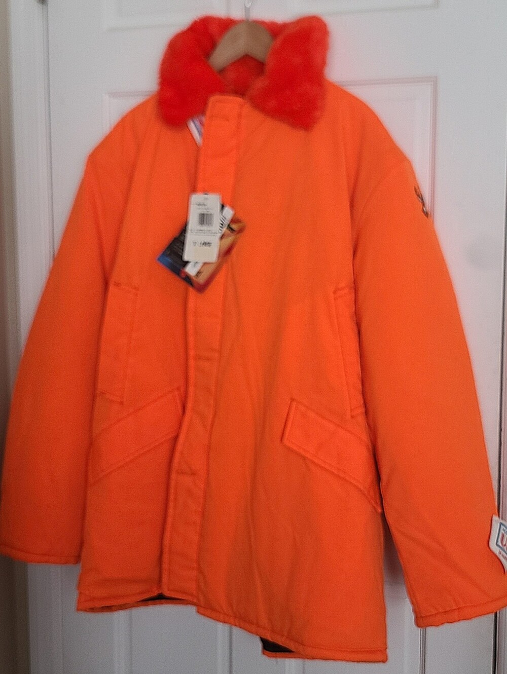 NWT Vintage Field N Forrest High Visiblity Hunting Parka Men's Size XL